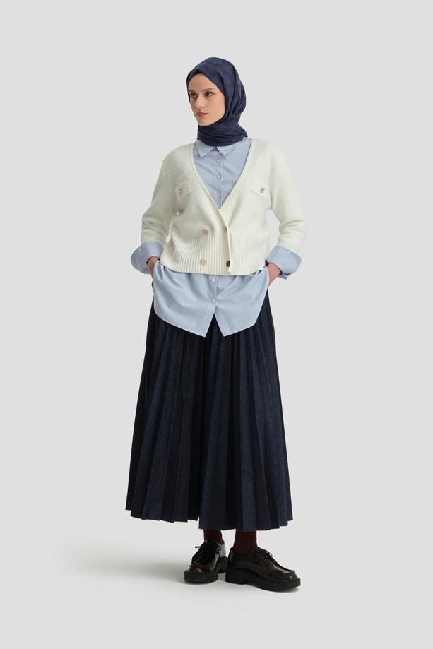 Armine Hırka 24KD4205 Ekru