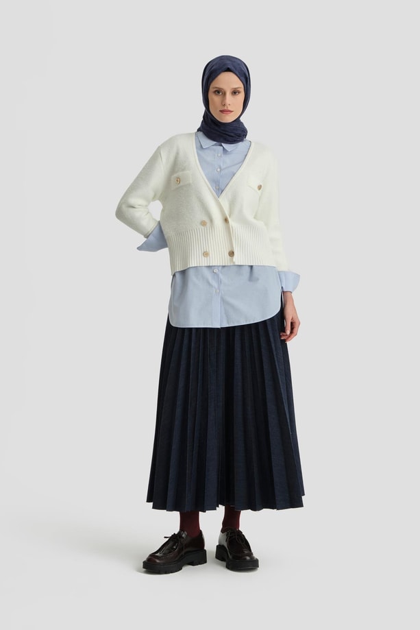 Armine Hırka 24KD4205 Ekru