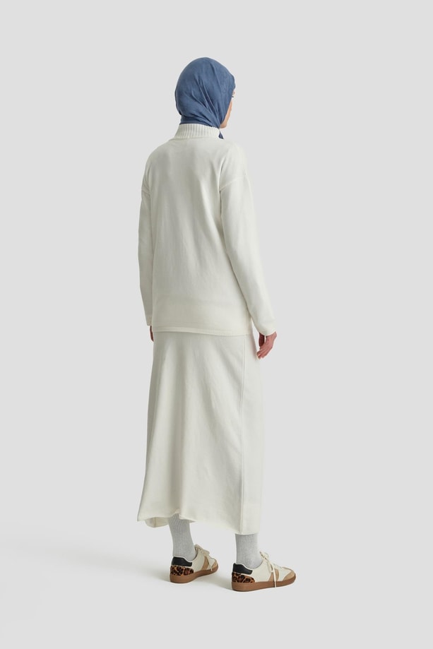 Armine Etkeli Takım 24KD4222 Ekru