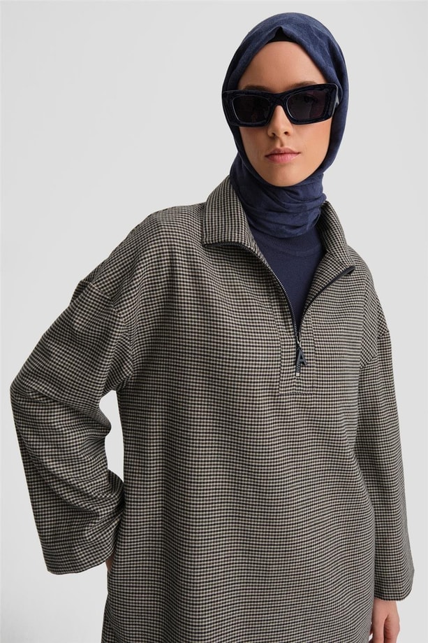 Armine Polo Yaka Tunik 24K4301 Lacivert