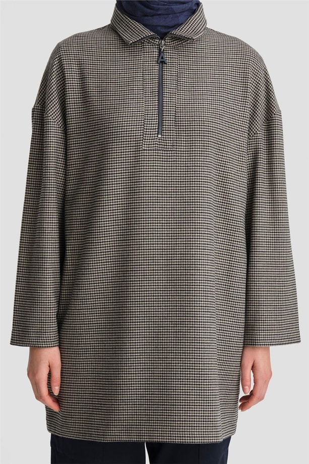 Armine Polo Yaka Tunik 24K4301 Lacivert