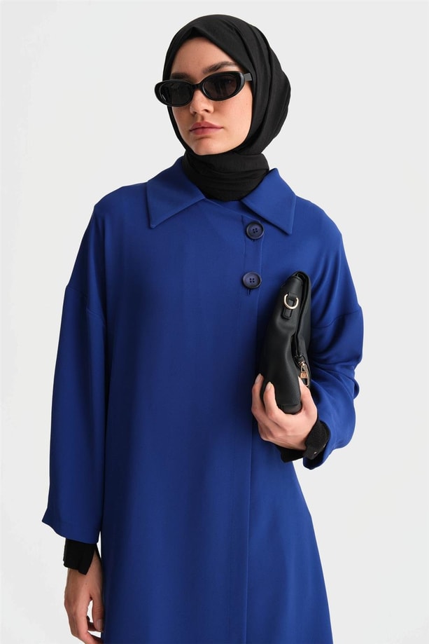 Armine Yarım Astarlı Giy Çık 24K5605 Kobalt