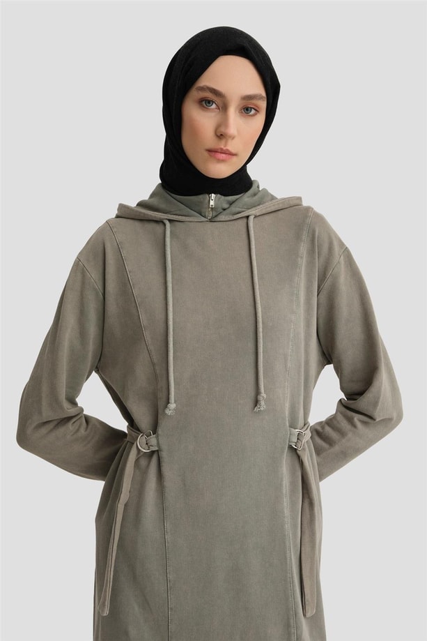 Armine Elbise 24KD6808 Vizon