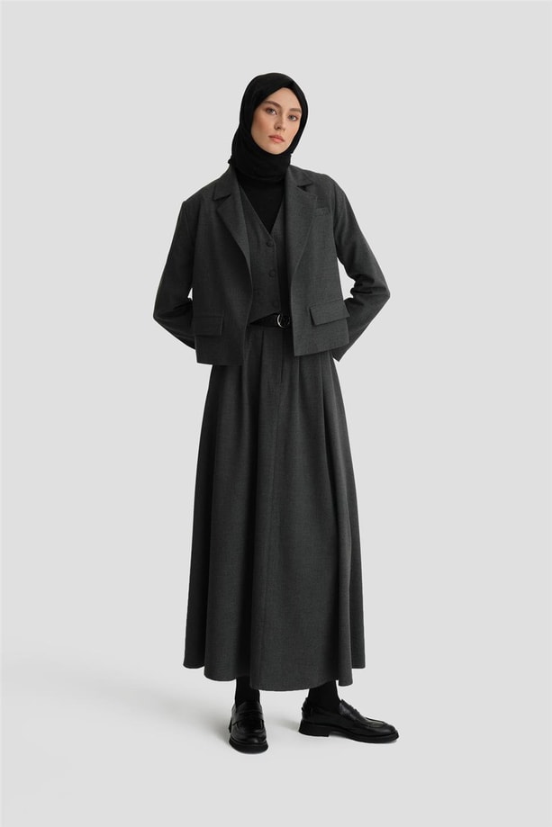 Armine Yelekli Takım 24K6906 Antrasit