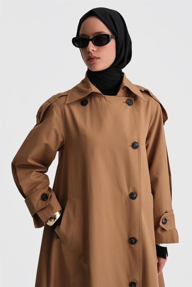 Armine Oversize Pardesü 24K8005 Camel