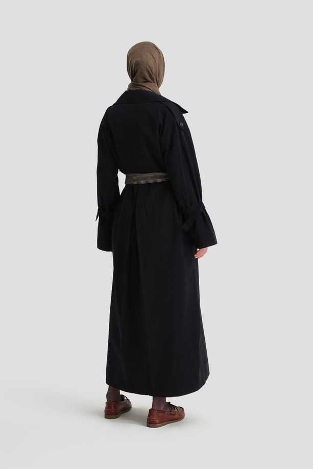 Armine Oversize Pardesü 24K8009 Lacivert