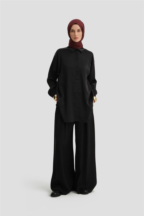 Armine Gömlek 24KD9240 Siyah