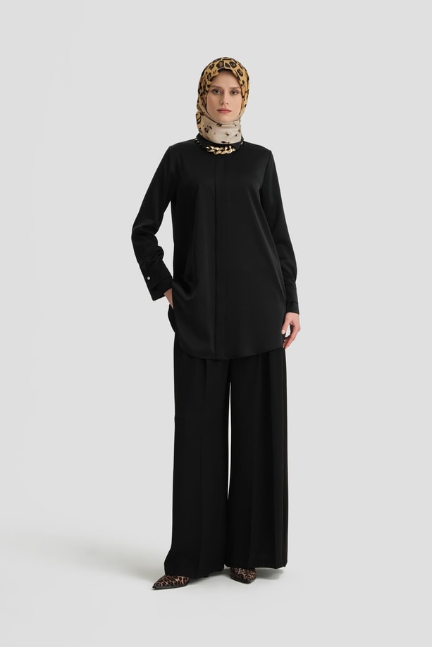 Armine Gömlek 24KD9241 Siyah