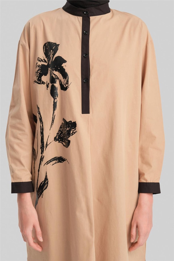 Armine Tunik Elbise 24YD2508 Camel