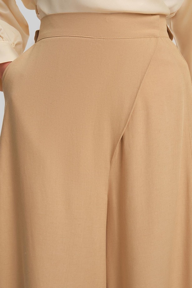 Armine Anvelop Pantolon Etek 24Y2618 Camel