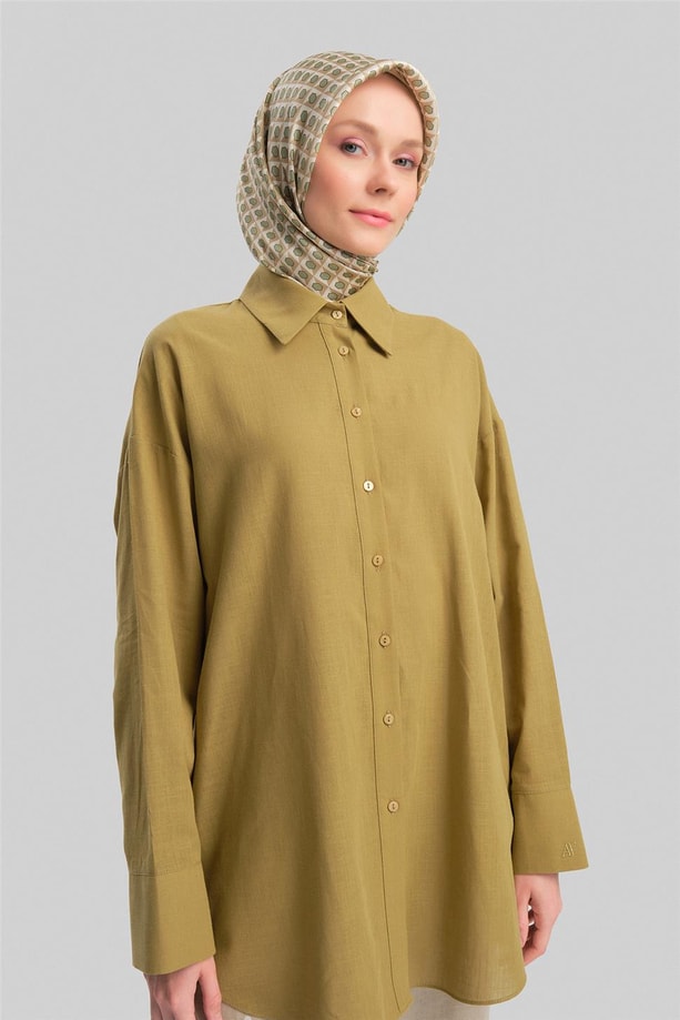 Armine Tunik 24Y4014 Zeytin