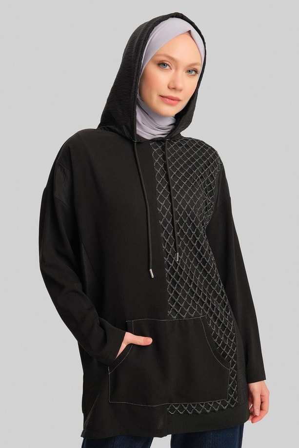 Armine Tunik 24YD4403 Siyah