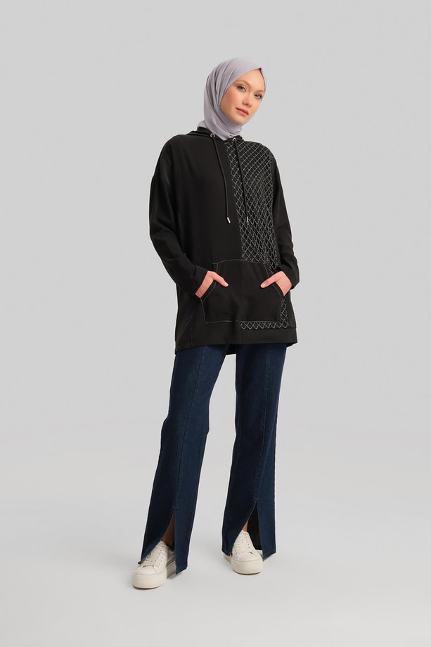 Armine Tunik 24YD4403 Siyah