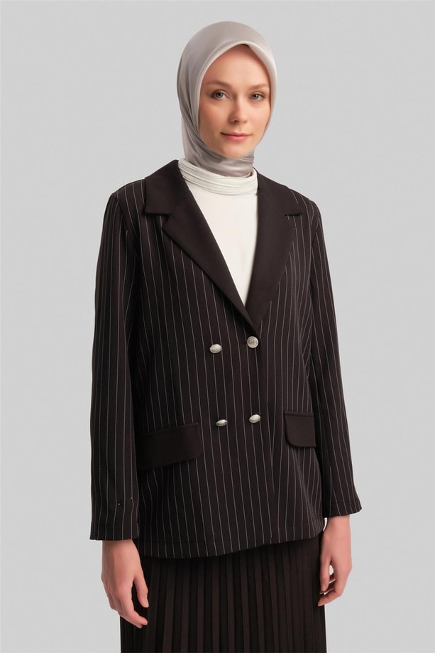 Armine Etekli Takım 24YD4405 Siyah