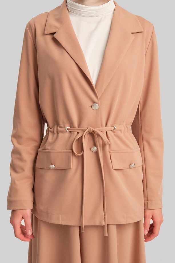 Armine Etekli Takım 24YD4407 Camel