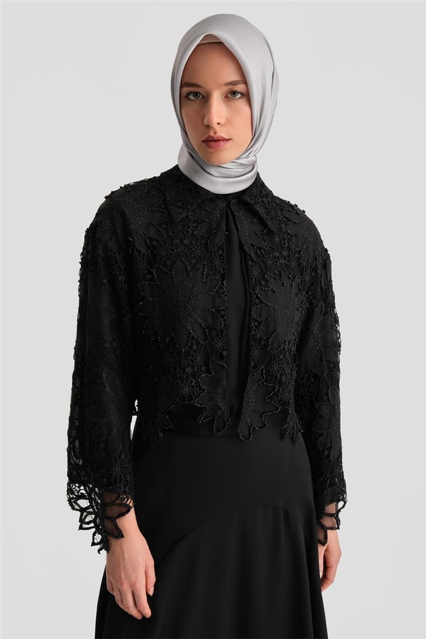 Armine Güpür 24Y5418 Siyah