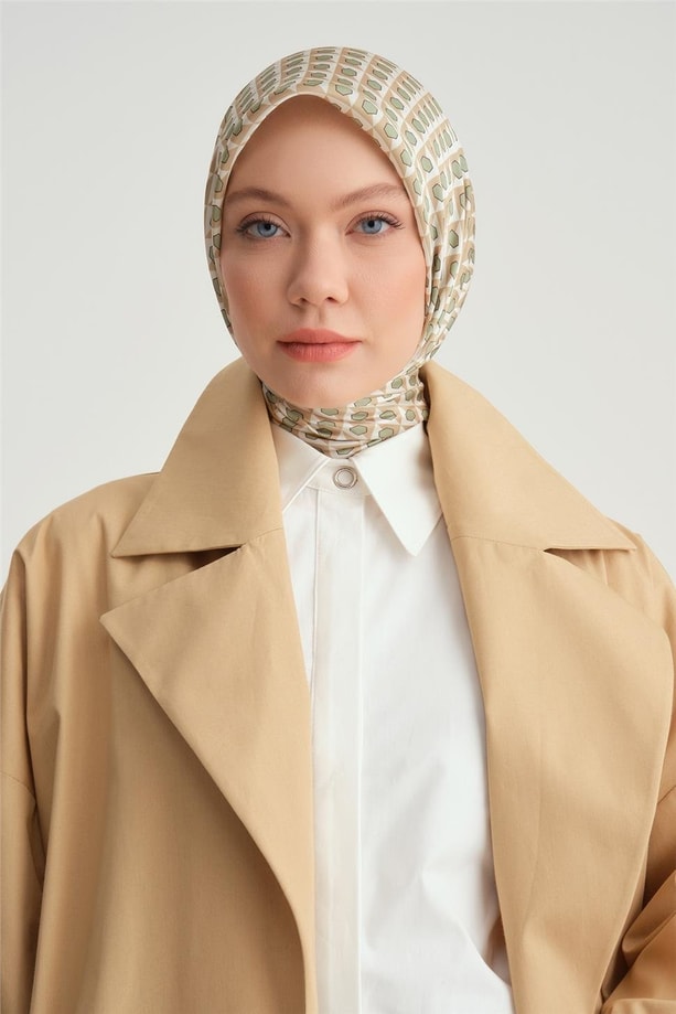 Armine Manşeti Çizgli Trençkot  24Y5502 Camel