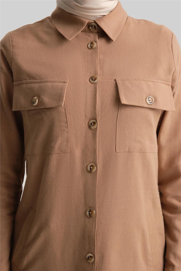 Armine Tunik Elbise 24YD6404 Camel