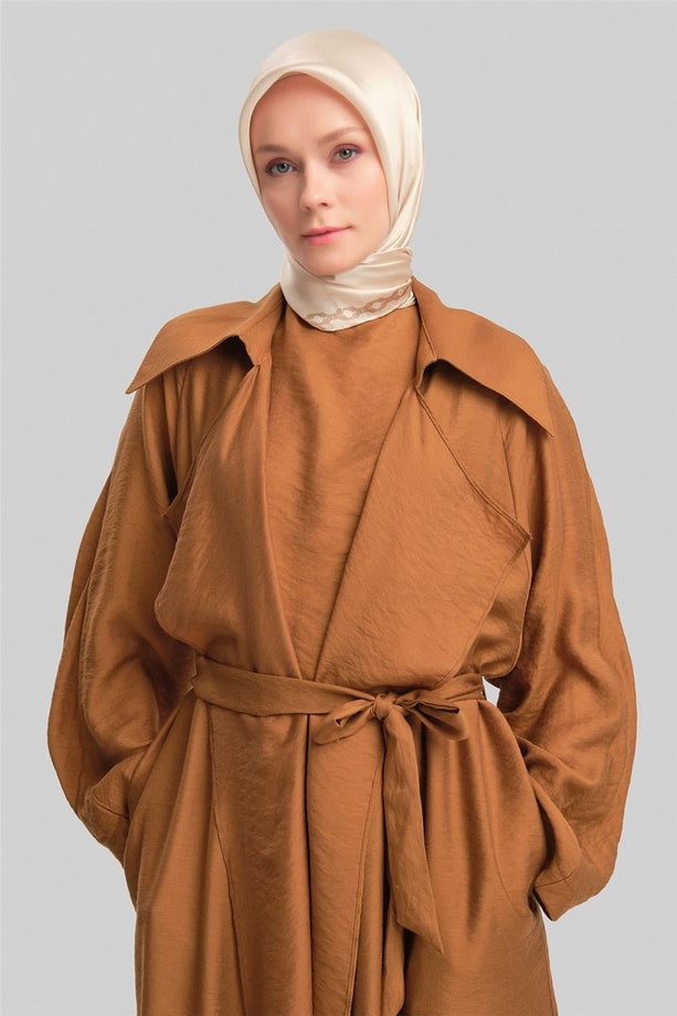 Armine Bağlamalı İkili Takım 24Y6820 Kahverengi