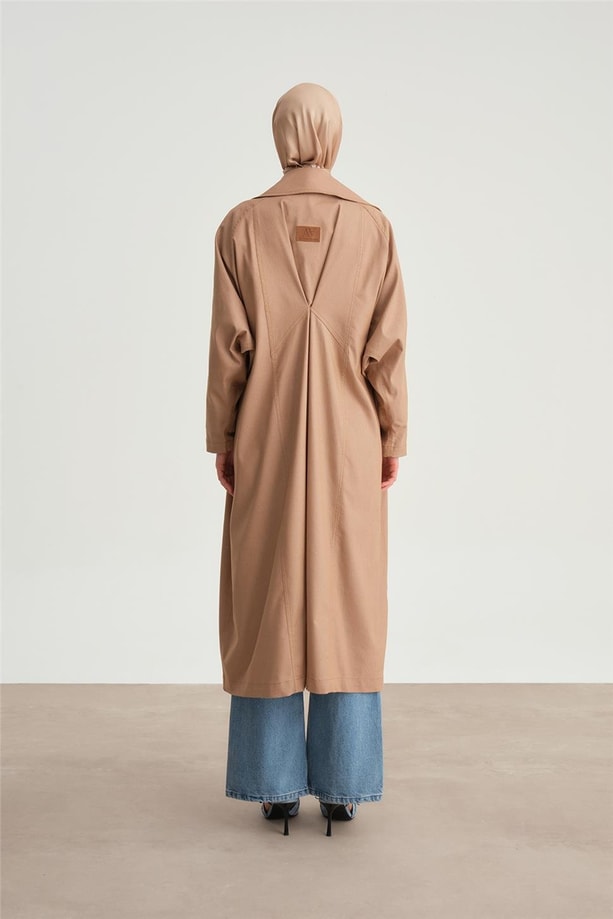 Armine Denim Overzie Trençkot 24Y8708 Camel