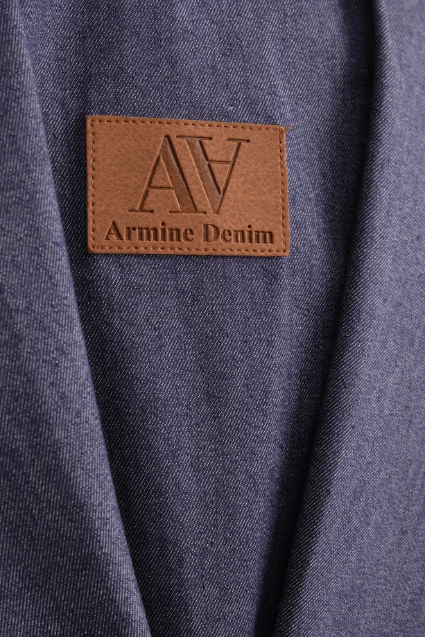 Armine Denim Overzie Trençkot 24Y8708 Lacivert
