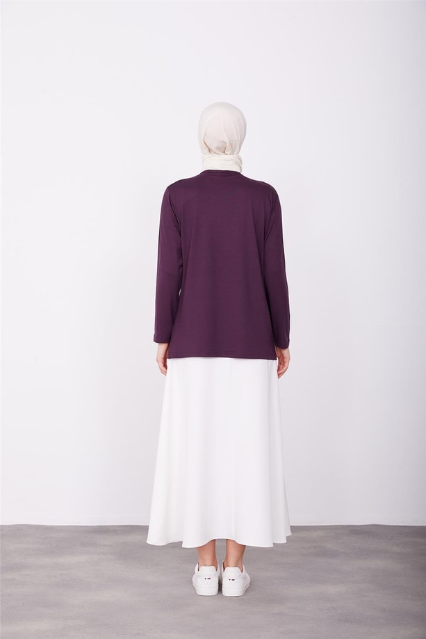 Armine Penye 24YD9005 Mürdüm
