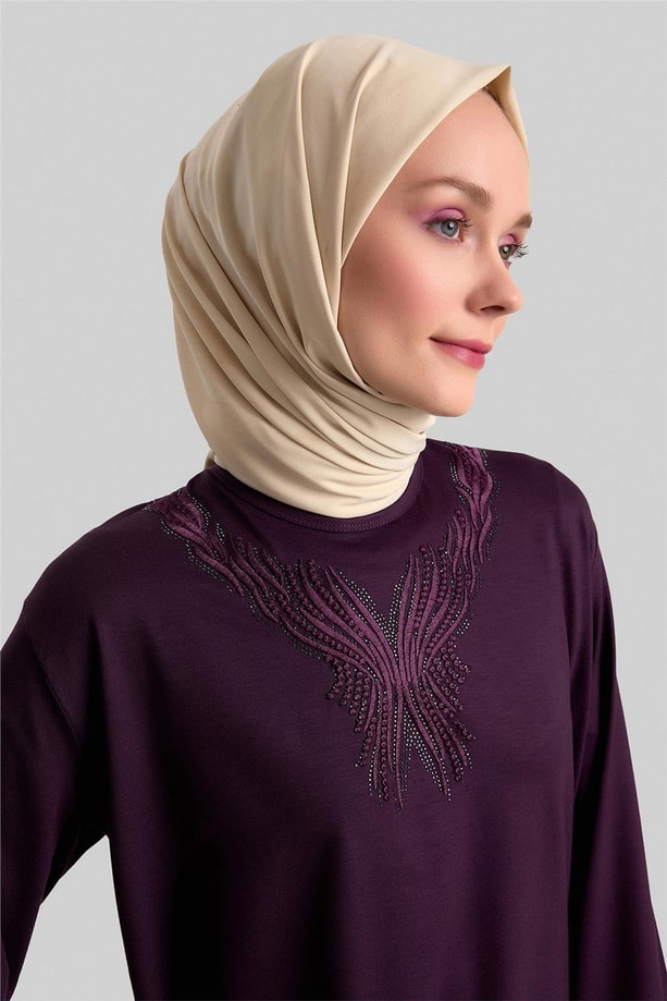 Armine Penye 24YD9012 Mürdüm
