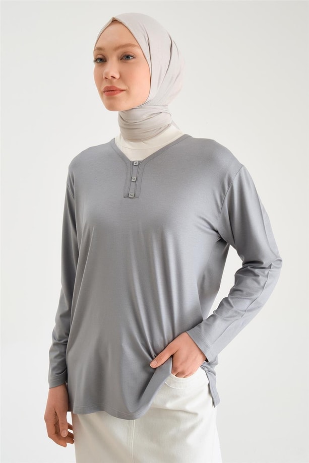 Armine Penye 24YD9043 Gri