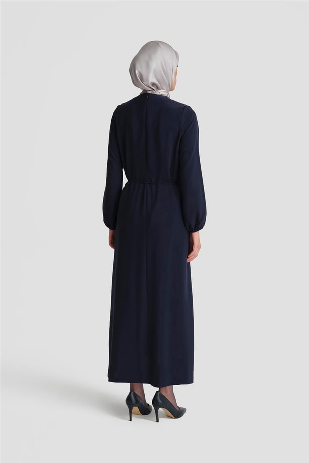 Armine Elbise ORTD9435 Lacivert