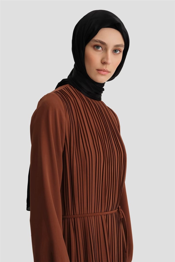 Armine Elbise 24Yd9435 Acı Kahve