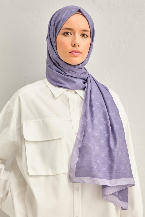 Armine Trend Monogram Şal 2 118