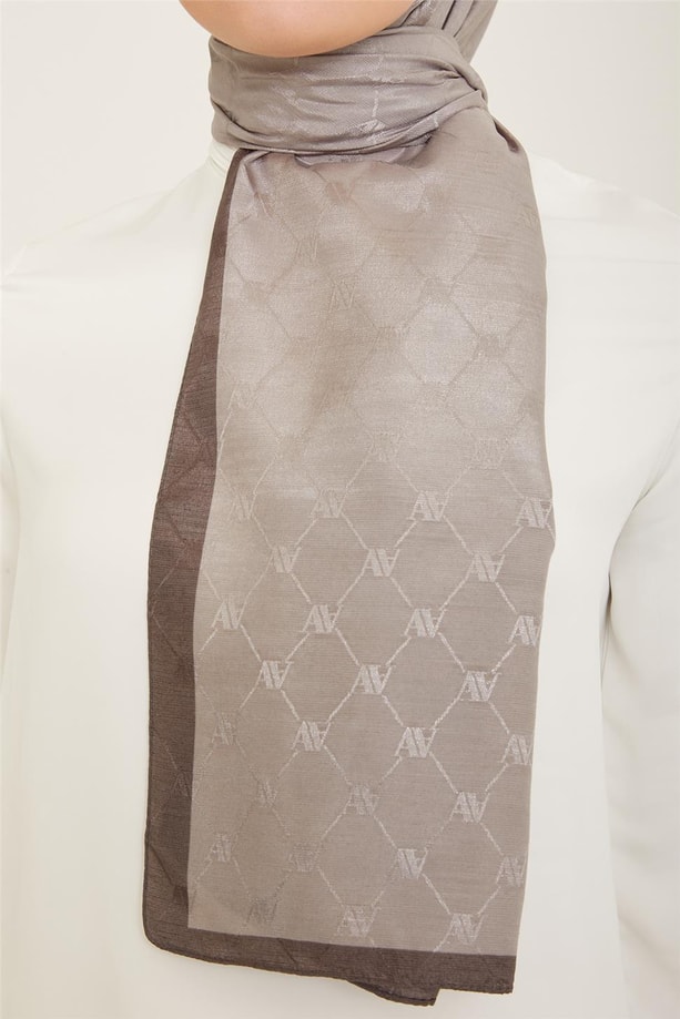 Armine Trend Monogram Şal 2 154