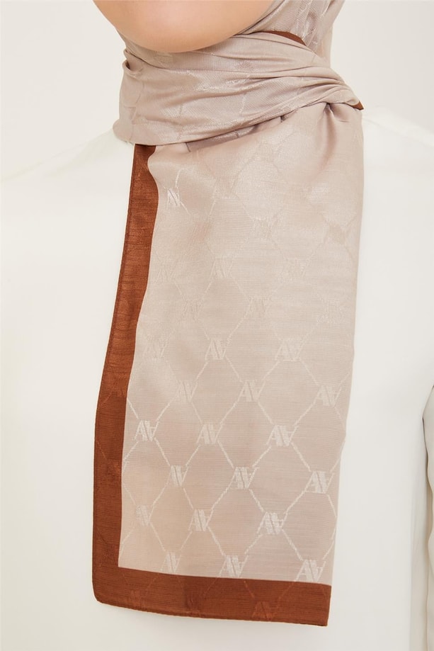 Armine Trend Monogram Şal 2 133