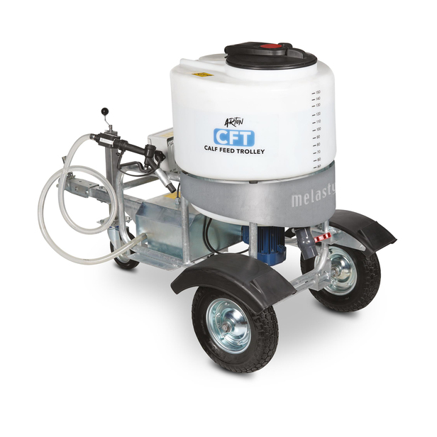 Melasty Artun CFT Buzağı Besleme Arabası (300 Litre) Çekili - Havalı Teker