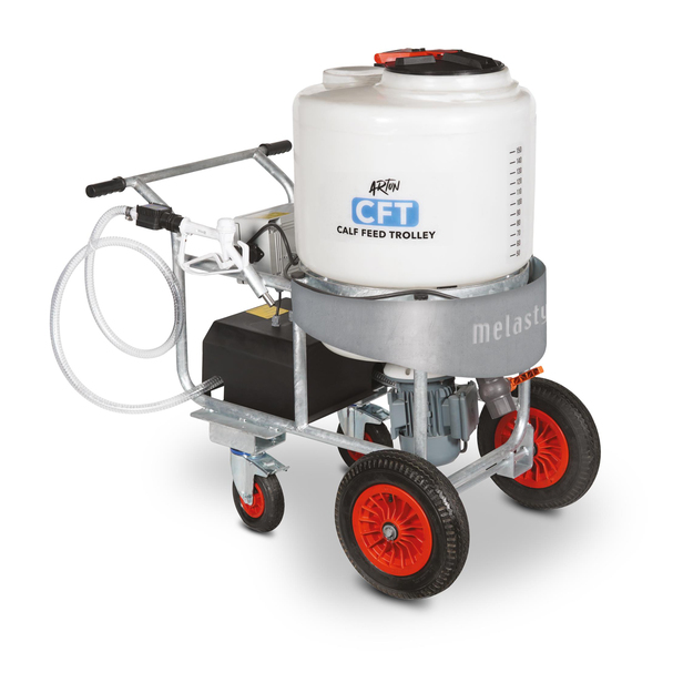 Melasty Artun CFT Buzağı Besleme Arabası (140 Litre) Havalı Teker