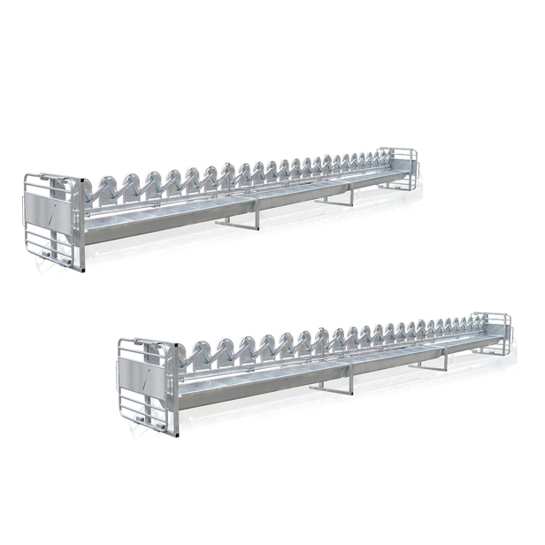 Melasty Boyun Kilitli Sıralı Çıkış Yemlik (Sıcak Galvaniz Gövde) 2 x 4 | Cimritilki.com