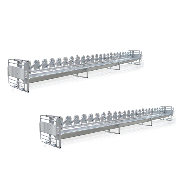 Melasty Boyun Kilitli Sıralı Çıkış Yemlik (Sıcak Galvaniz Gövde) 2 x 12 | Cimritilki.com