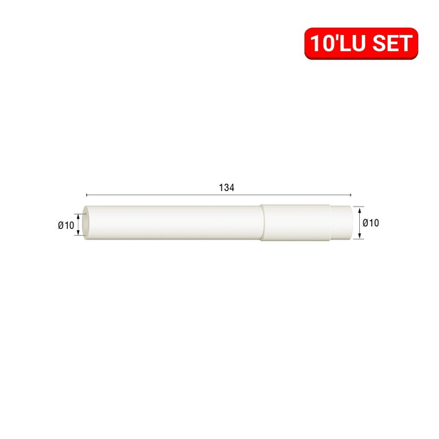 Melasty Kısa Süt Hortumu (Setli) (Silikon - 10 lu Paket) | Cimritilki.com