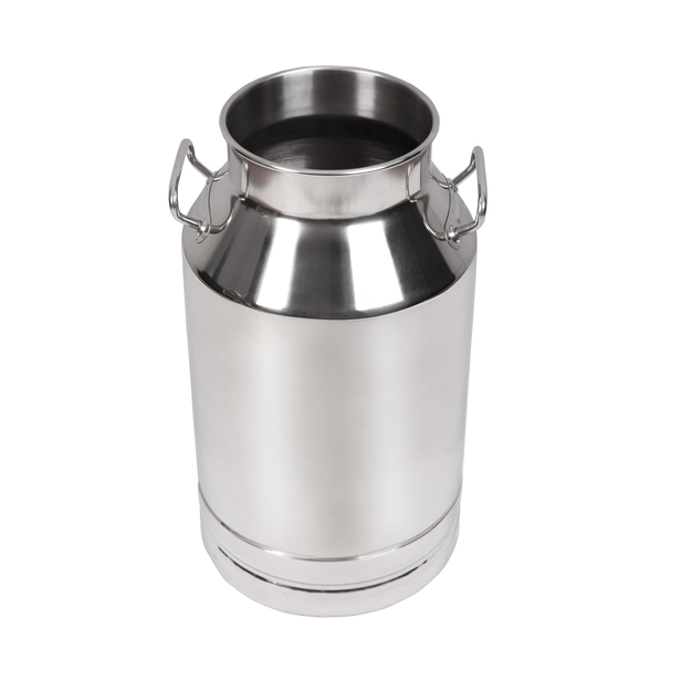 Melasty Süt Sağma Makinesi Paslanmaz Süt Güğümü (40 Litre İki Kulplu Geniş Ağız) (Kapak Hariç) | Cimritilki.com