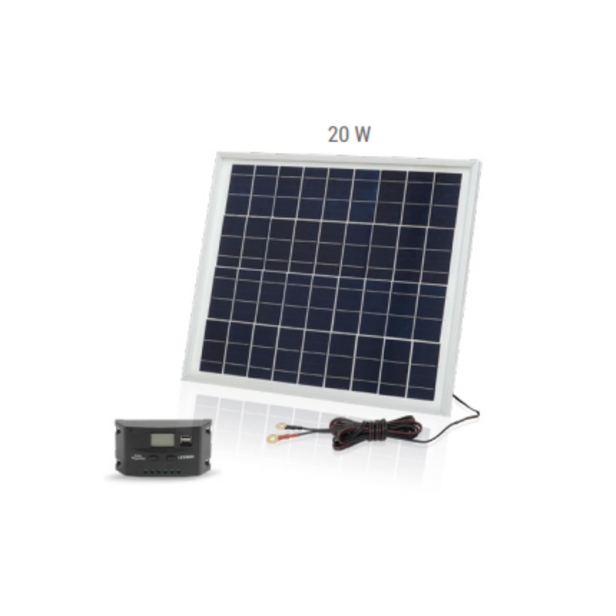 Puhu Ecos Eco Elektrikli Çit Güneş Paneli 20W (2 Joule) | Cimritilki.com