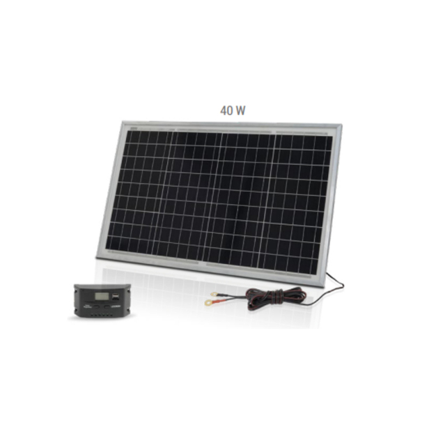 Puhu Ecos Eco Elektrikli Çit Güneş Paneli 40W (4 Joule) | Cimritilki.com