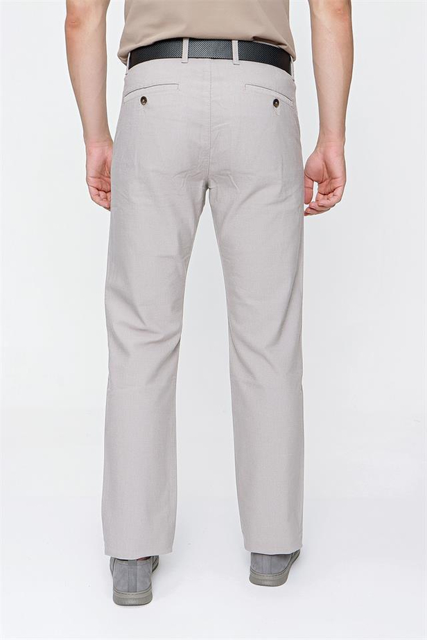 Armürlü Likralı Yan Cepli Slim Fit Dar Kesim Casual Pantolon 1003220170-42
