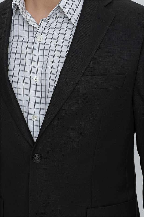 Desenli Armürlü Mono Yaka Tam Astar 6 Drop Comfort Fit Rahat Kesim Ceket 1002225170-48