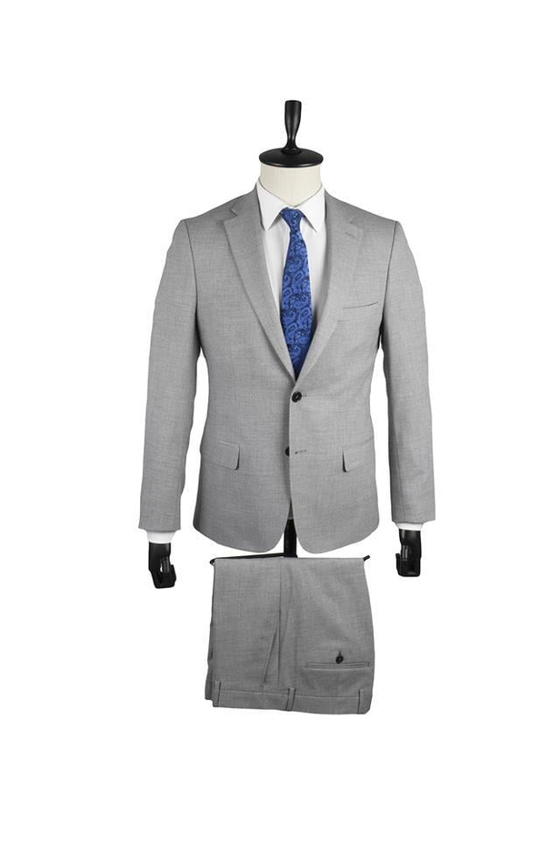 Desenli Mono Yaka Astarlı 6 Drop Slim Fit Dar Kesim Takım Elbise 1001220159-48