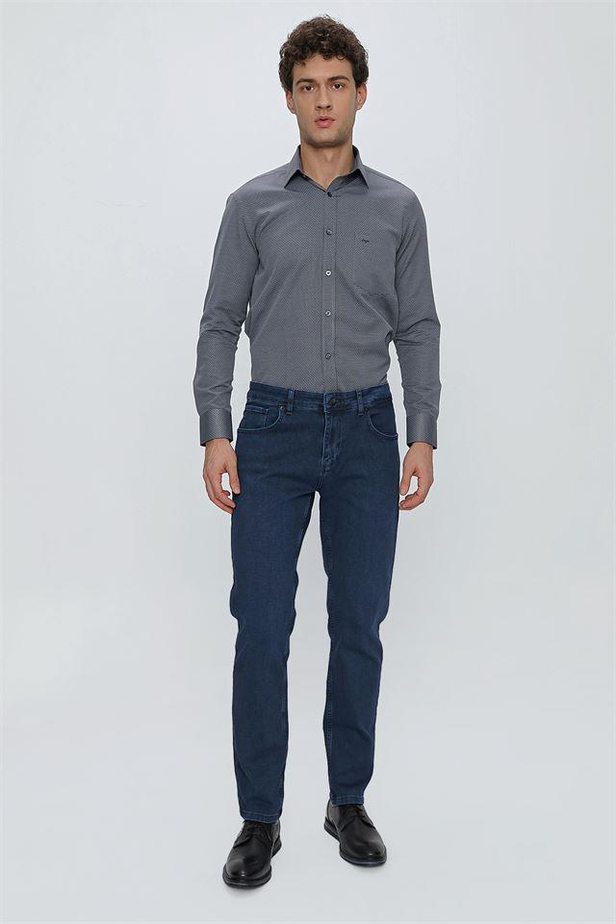 Gabardin Pamuklu 5 Cep Slim Fit Dar Kesim Casual Denim Pantolon 1023230111-31