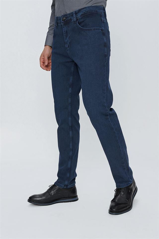 Gabardin Pamuklu 5 Cep Slim Fit Dar Kesim Casual Denim Pantolon 1023230111-31