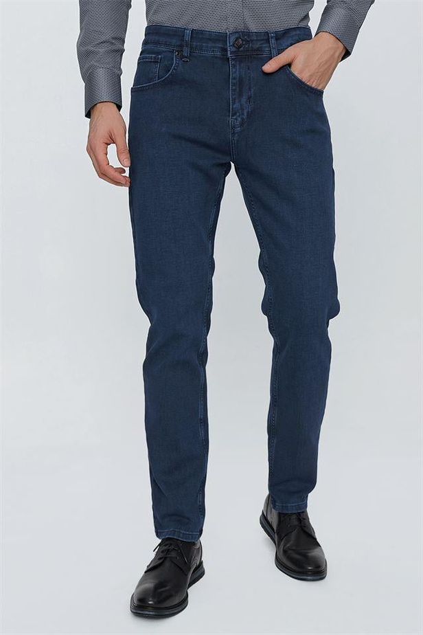 Gabardin Pamuklu 5 Cep Slim Fit Dar Kesim Casual Denim Pantolon 1023230111-31
