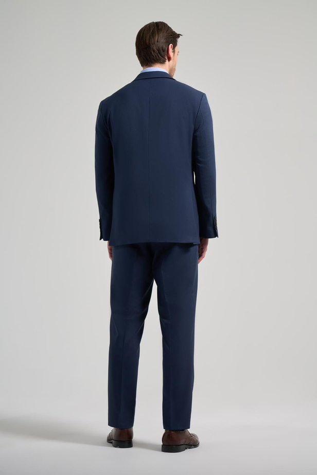 Kendinden Desenli Bez Ayağı Mono Yaka Tam Astar Esnek 4 Drop Comfort Fit Takım Elbise 1001250169