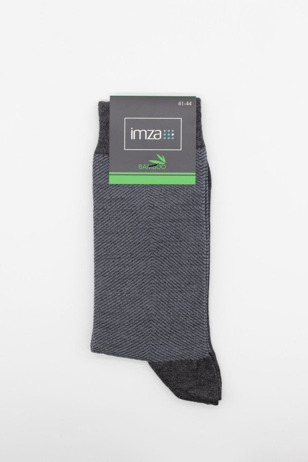 Koyu Antrasit Bambu Desenli Çorap 1060245106