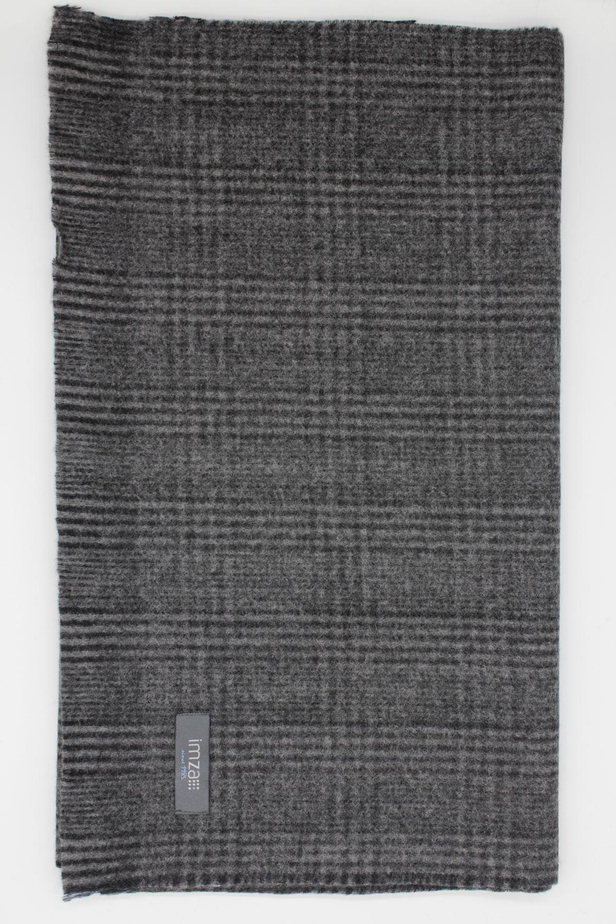 Koyu Antrasit Desenli Kaşkol 1067245107_070